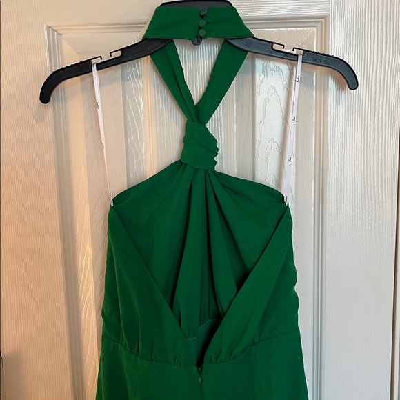 NWT Lulus Knotted Halter Wide Leg  Jumpsuit - Picture 6 of 14